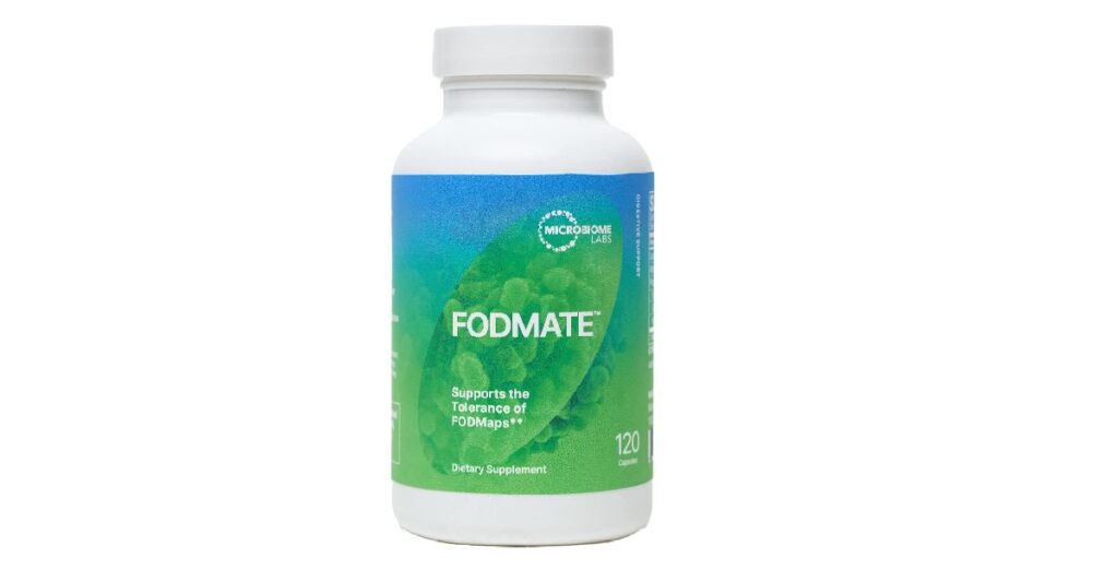 A Bottle of FODMATE Digestive Enzyme Blend