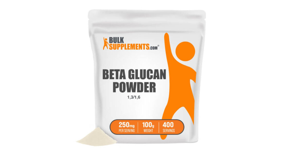 Beta glucan powder showcase