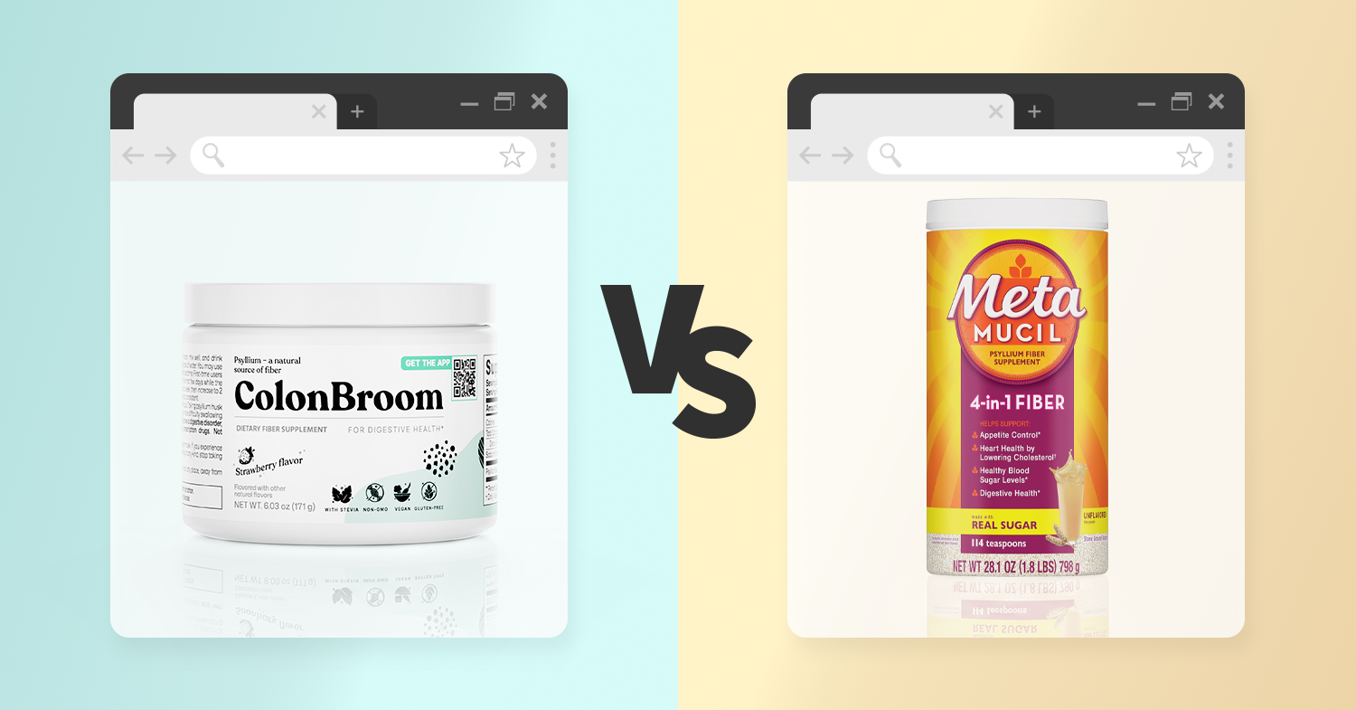 Colonbroom vs Metamucil review